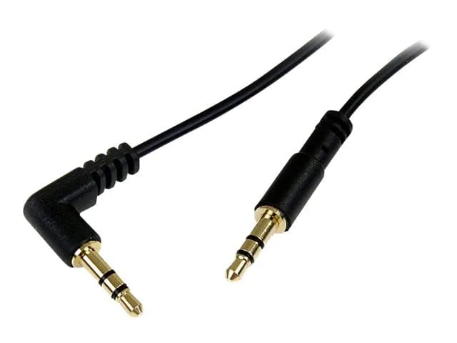 StarTech.com 0,3 m (1 fot) högervinkel 3,5 mm ljudkabel