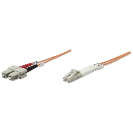 Intellinet 470377 InfiniBand- och fiberoptisk kabel, 2 m, LC SC, orange