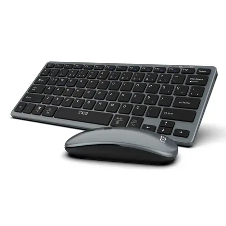 INCA tangentbord IBK-572BT, trådlös, Bluetooth och 2,4 GHz