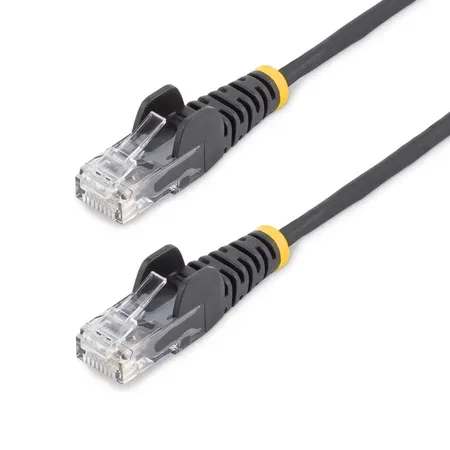 StarTech.com Cat6 nätverkskabel, smal, 15 m, svart