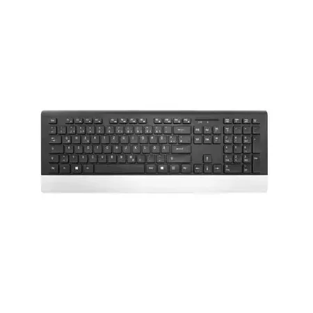 MediaRange MROS105-YU tangentbord och mus, trådlöst, QWERTZ, svart och silver