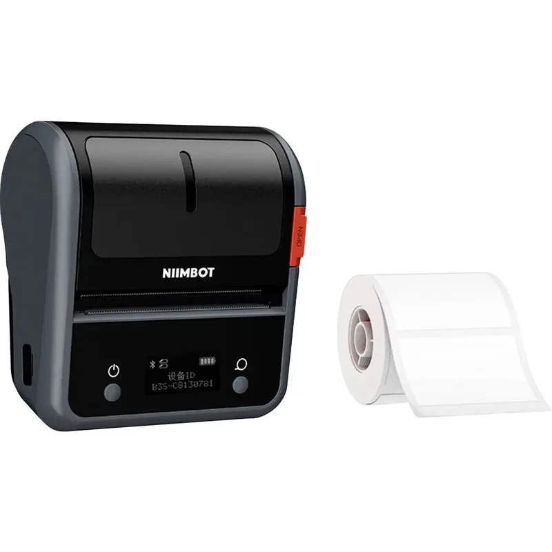 NIIMBOT B3S_P Portable thermal label printer Etikettskrivare Direkt termisk 203 x 203 dpi Etikettbredd (max.): 75 mm Bluetooth®, USB