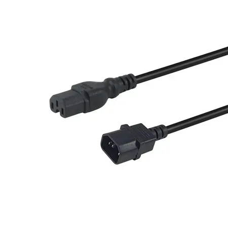 Equip strömkabel C14 till C15, 3 m, svart