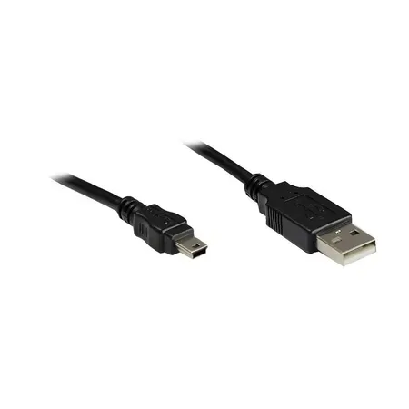 Alcasa USB-kabel USB A till Mini-USB B