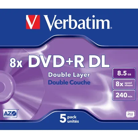 Verbatim DVD+R DL x 5