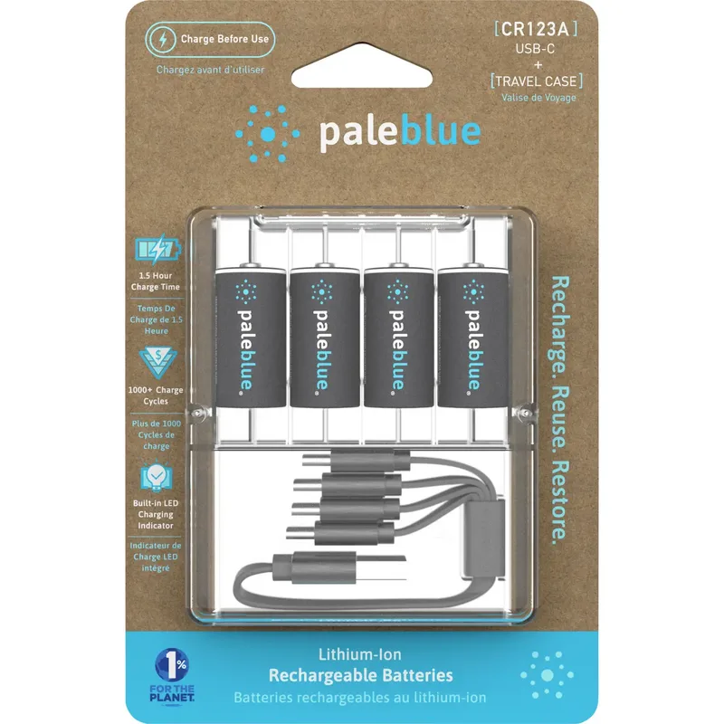 Paleblue Specialbatteri CR 123