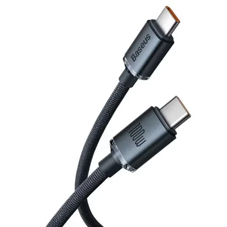 Baseus CAJY000701 USB-C-kabel, 2 m, svart