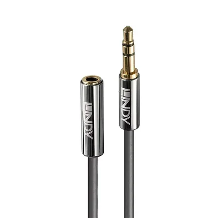 Lindy 35326 ljudkabel 3,5 mm 0,5 m, antracit