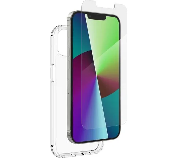iFrogz Defence skal och skärmskydd för iPhone 13, transparent