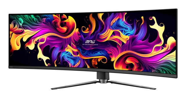 Monitor 124.5 Cm (49"") 5120 X 1440 Pixels Dqhd Black