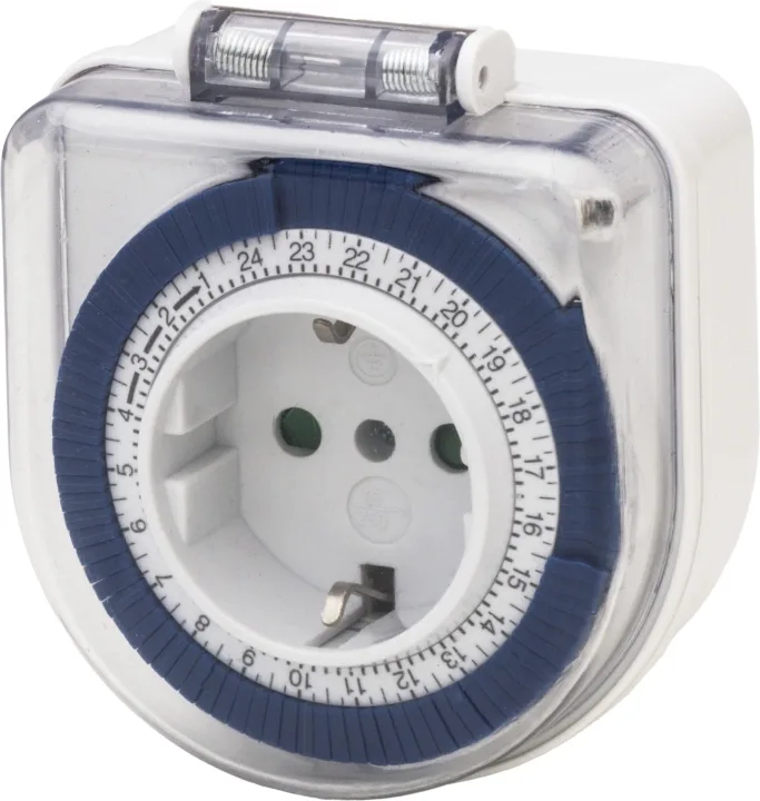 Airam Timer IP44, 24H, plugg