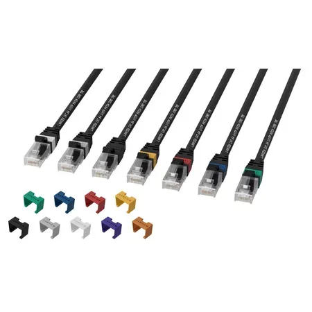 Lanview CAT6A UTP nätverkskabel 30 m, svart LSZH