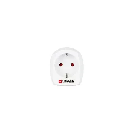 Skross 1.500230-E reseadapter typ D (UK) till typ C (euro)