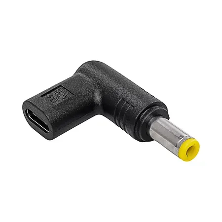 Akyga AK-ND-C01 USB Type-C / 5,5 x 2,5mm 100W bärbar dator nätladdare svart.