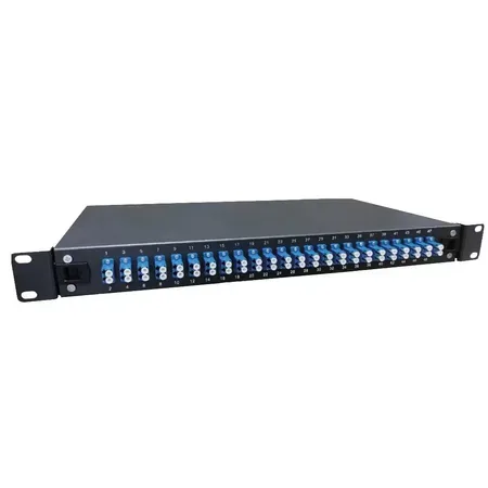 Lanview patchpanel 19 tum, 24 LC-portar