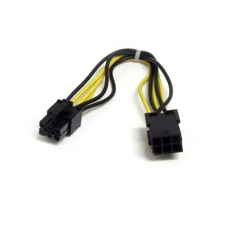 StarTech.com 15 cm 6-pin PCI Express strömförlängningskabel
