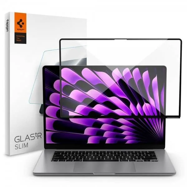 Spigen MacBook Air 15 M2 Skärmskydd GLAS.tR Slim