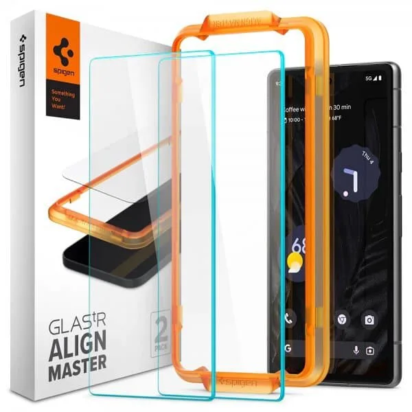 Spigen Google Pixel 7a Skärmskydd GLAS.tR ALIGNmaster
