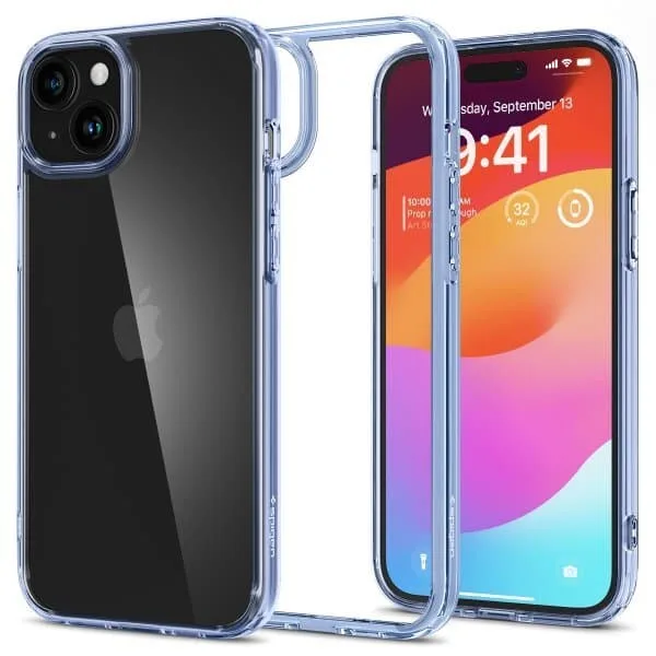 Spigen iPhone 15 Skal Ultra Hybrid Sky