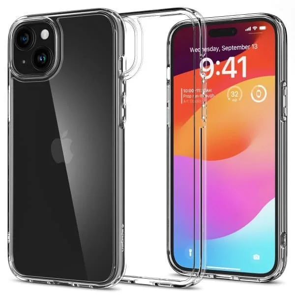 Spigen iPhone 15 Skal Ultra Hybrid Crystal