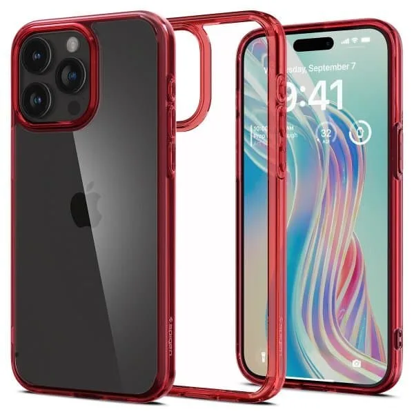 Spigen iPhone 15 Pro Max Skal Ultra Hybrid Himmelsblå