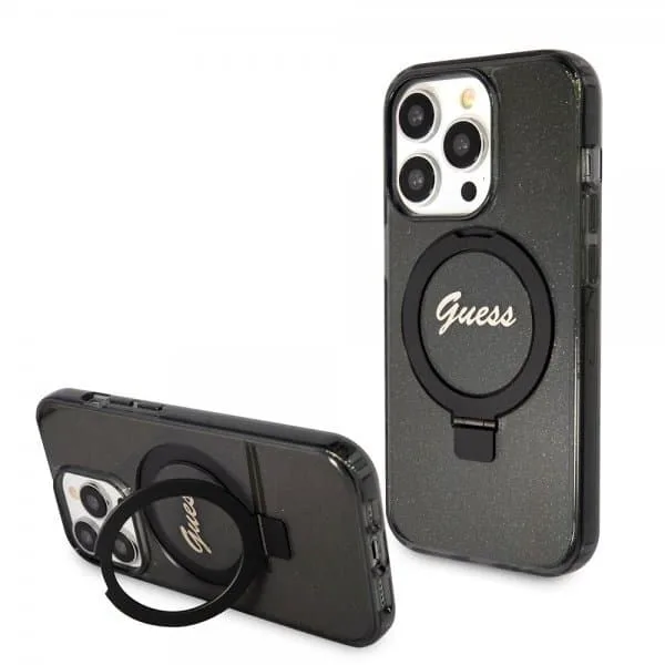 Guess iPhone 15 Pro Skal Ring Stand