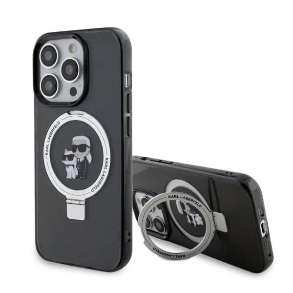 Karl Lagerfeld iPhone 15 Plus Skal Ring Stand