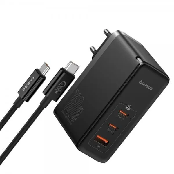 Baseus GaN5 Pro Fast Charger 2xUSB-C & 1xUSB-A 160W