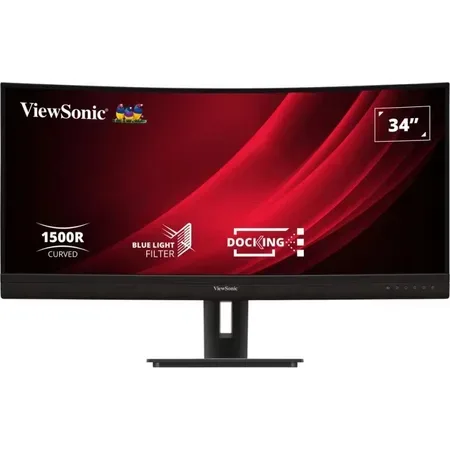 LED-skärm - QHD 34 tum med böjd 21:9-format