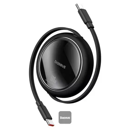 Baseus CB000062 USB-C-kabel, 1 m, svart
