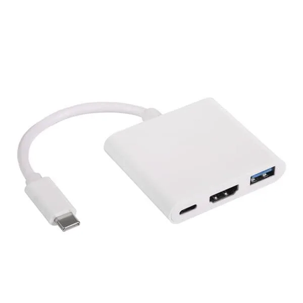 24 Akyga USB-C-hubb med USB-A