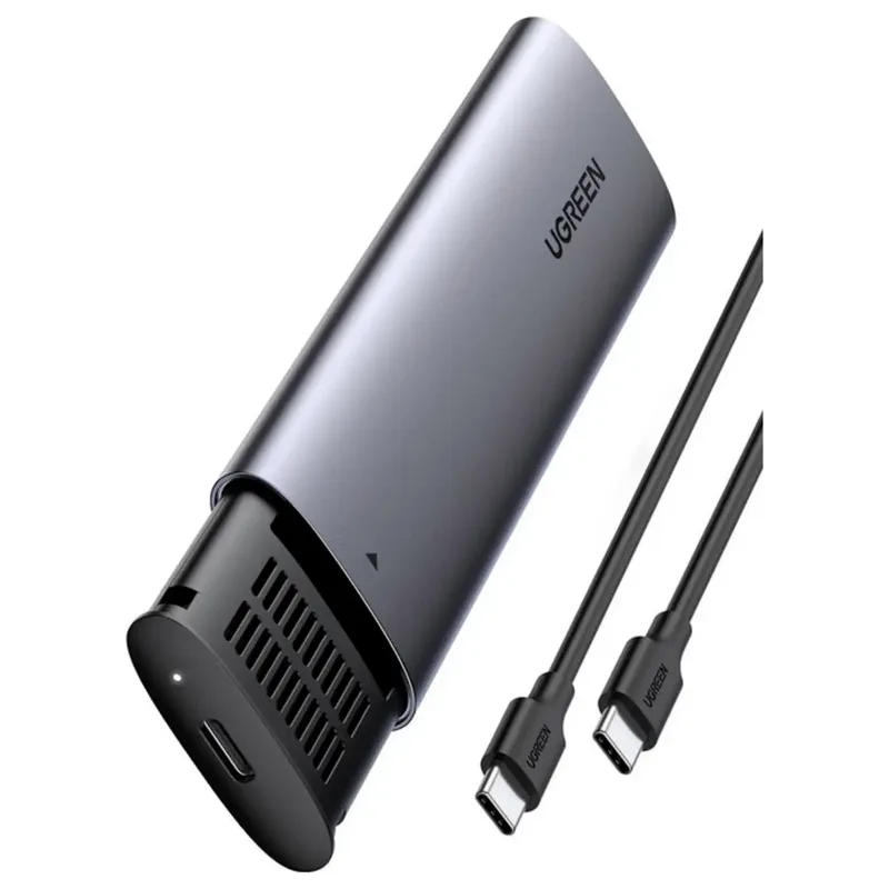 UGREEN 10902 Externt hölje för M.2 PCIe NVMe SSD M.2 PCLe NVMe 10 GBit/s PCIe 10902