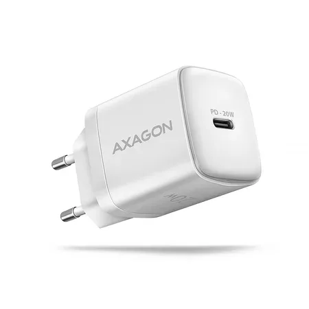 Axagon ACU-PD20W nätladdare, 20 W, 1 port, vit