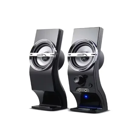 Audiocore AC805 högtalare 2-vägs Svart, Silver Kabel 3 W