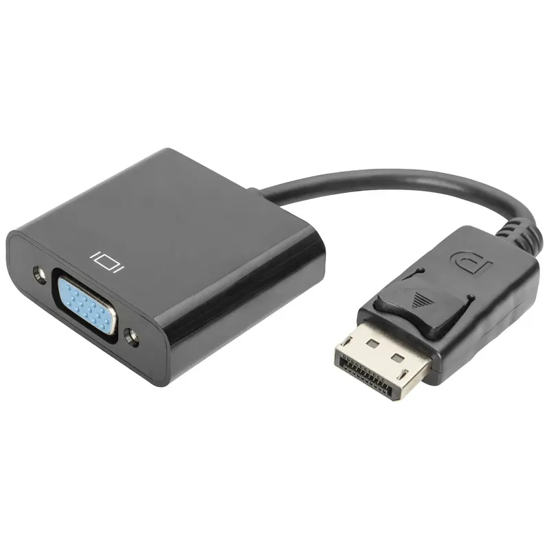 Digitus AK-340410-001-S adapter DisplayPort till VGA, 0,15 m