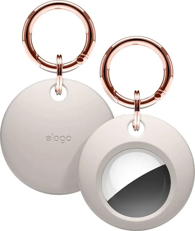 Elago Basic nyckelringshållare för föremålstracker (beige)