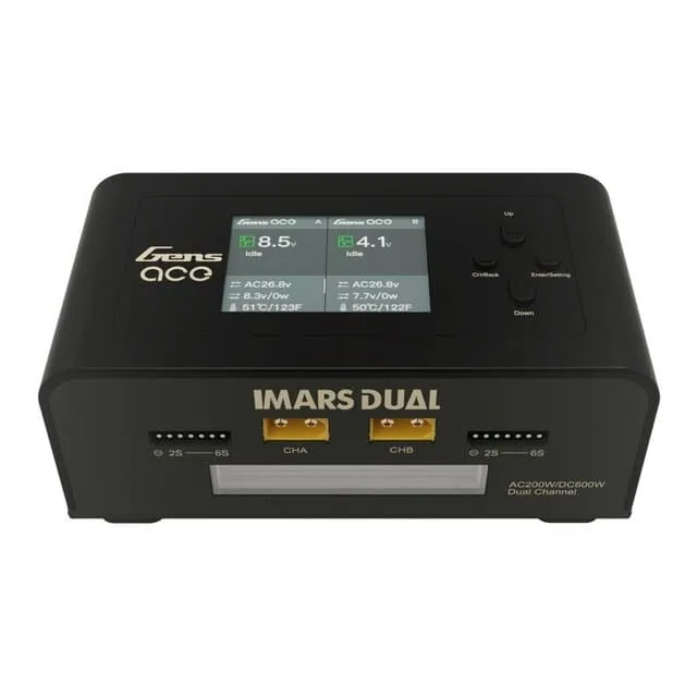 Gens Ace Imars Dual Charger 15A 2-6S