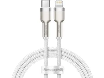 Baseus Cafule, 2 m, Lightning, USB C, Hanstik, Hvid