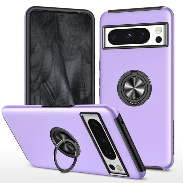 MTK Till Pixel 8 Pro Hybrid skal med Finger Ring
