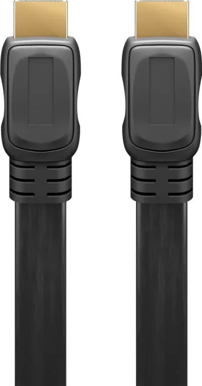 goobay Höghastighets HDMI™-kabel Slim med Ethernet
