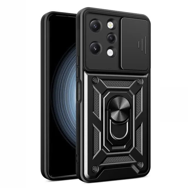 För Xiaomi Redmi 12 Linsskydd Telefonfodral PC+TPU-skal