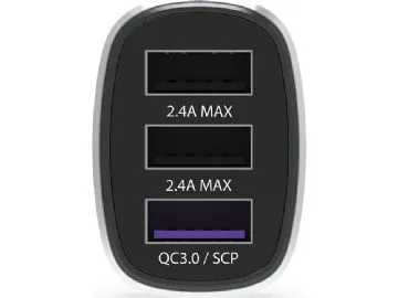 KRUX 3x USB QC 3.0 biloplader