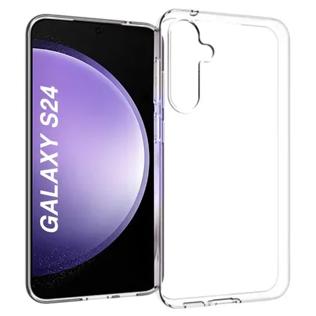Insmat Crystal mobilskal till Galaxy S24, transparent