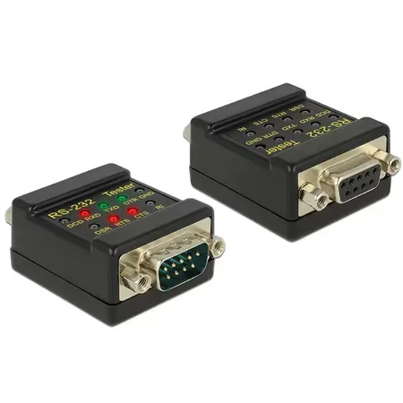Delock RS-232-testare DB9 hona till DB9 hane