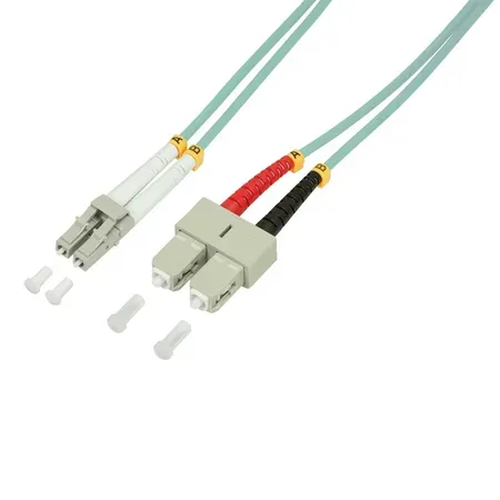 LogiLink FP3LS01 LC till SC-fiberkabel OM3, 1 m