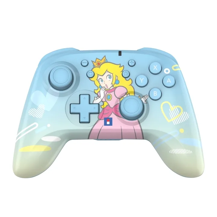 Hori Trådlös Nintendo Switch-kontroll – Peach – Ljusblå