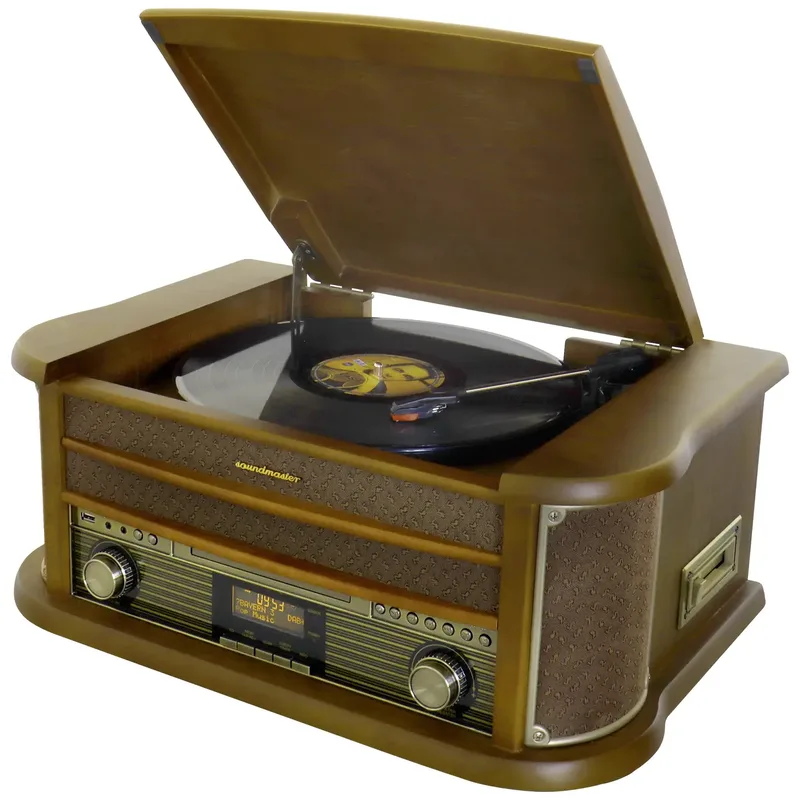 Aster Turntable SoundmNR565DAB chêne rustique