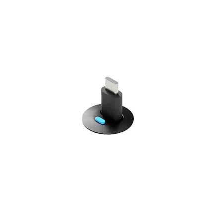 Ochno utdragbart USB-C-uttag med LED, svart