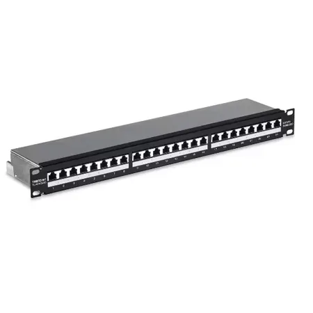 TRENDnet TC-P24C6AS patchpanel, 24 portar, Cat6a