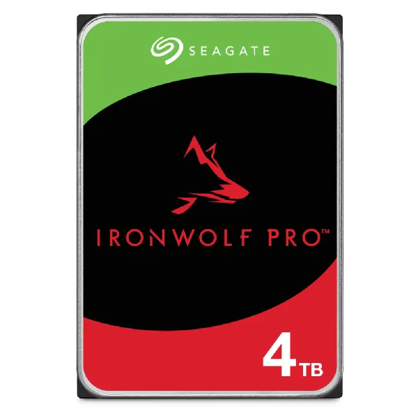 4 TB Seagate Ironwolf PRO, 7200 rpm, 256 MB cache, SATA3, NAS drive 24/7-drift